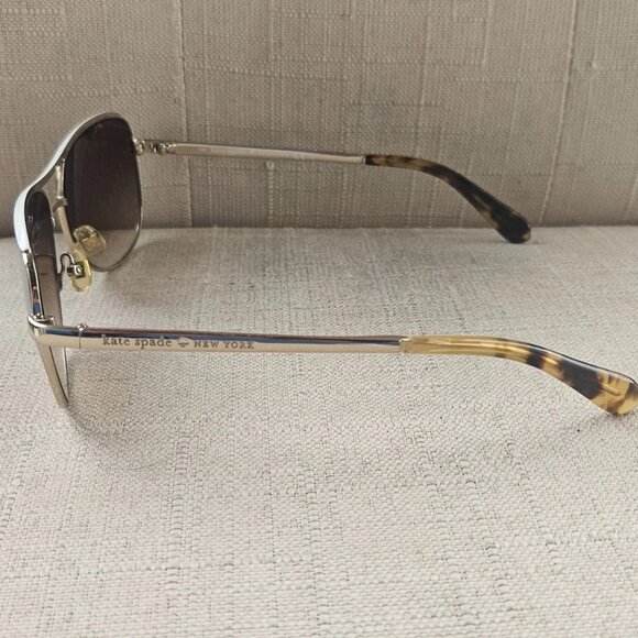 Kate Spade Women Sunglasses DUSTY/S OEQ6 Y6 Ee Wear Gold Tone Shades Rare main image 9